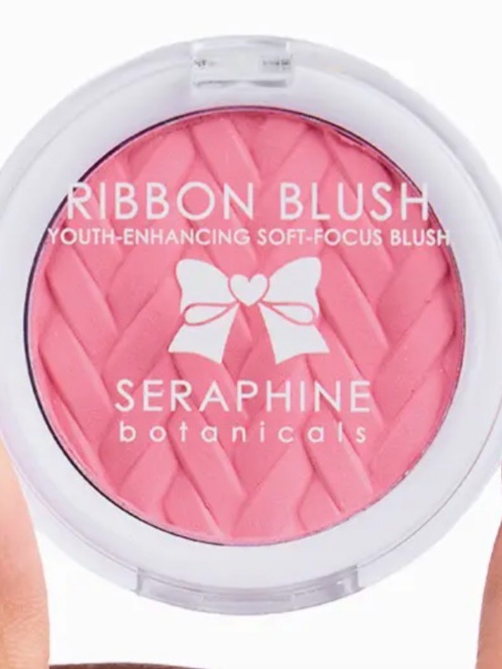 Seraphine Botanicals Ribbon Blush — Pink Cheek Color (Whisper)